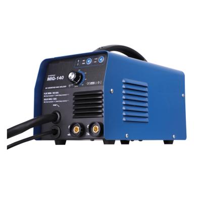 China Building Material Stores MIG-140 Gas No Gas Galess MIG Inverter Muttahida Majlis-e-Amal IGBT Welder Digital Welding Machine for sale