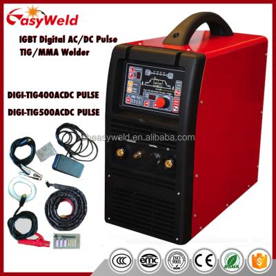 China Hig Quality DIGI-TIG400 AC DC Inverter PULSE TIG Welding Machine for sale