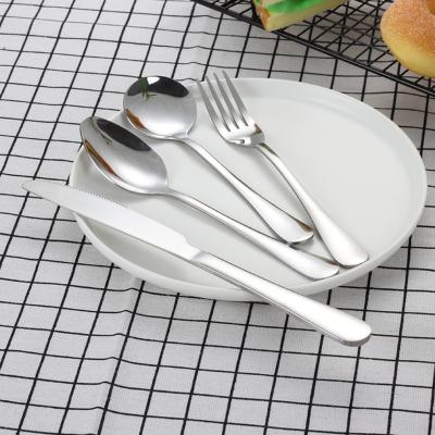 China Italy Design Stocked Cutlery Set Stainless Steel Flatware Set Silverware Set For 4 Person Apartment Gift for sale