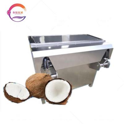 China Snack Plant Double Sets Hard Shell Removing Tender Coconut Fast Speed ​​Semi-automatic Coconut Peeling Shelling Machine for sale