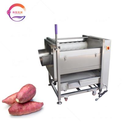 China High Speed ​​Snack Factory Production Line Washing Machine Ginger Potato Peeling Fruit and Vegetable Roll Machine for sale