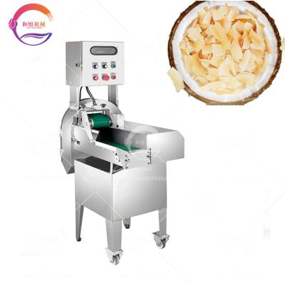 China Snacks Factory Automatic Coconut Slicer Industrial Coconut Flakes Coconut Chips Adjustable Cutting Slicing Cutter Machine for sale