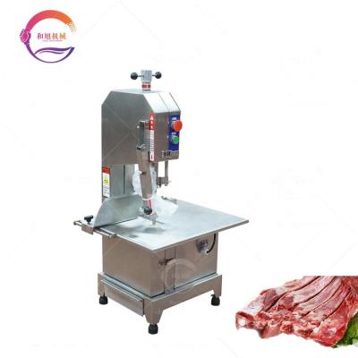 China Bone Saw 304 Stainless Steel Bone Sawing Machine Small Meat Cutter Table Frozen Meat Saw Machine for sale