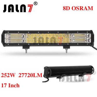 China 252W 27720LM OSRAM 17 INCH 8D LED LIGHT BAR JALN7 for sale