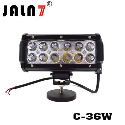 China LED Light Bar JALN7 36W CREE Spot Flood Combo LED Driving Lamp Super Bright Off Road Lights LED Work Light Boat Jeep for sale