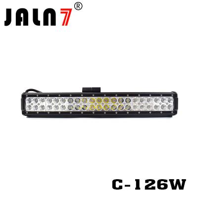 China LED Light Bar JALN7 126W CREE Spot Flood Combo LED Driving Lamp Super Bright Off Road Lights LED Work Light Boat Jeep for sale