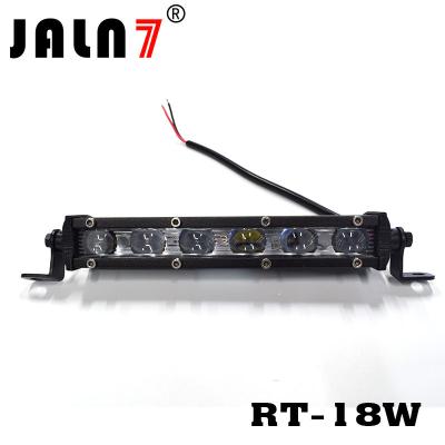 China LED Light Bar JALN7 18W LensCREE Spot Flood Combo LED Driving Lamp Super Bright Off Road Lights LED Work Light Boat Jeep for sale