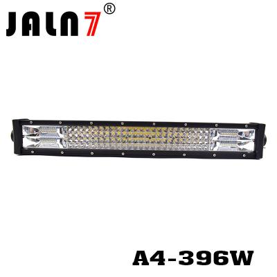 China LED Light Bar JALN7 396W 4Rows Combo Beam LED Driving Lamp Super Bright Off Road Lights LED Work Light Boat Jeep for sale