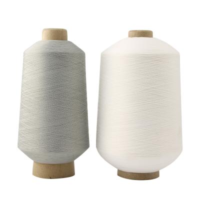 China New Grade AA Logo Anti-pilling Nylon Stretch Yarn 100% High Tenacity Custom High Polyamide Raw White Yarn for sale