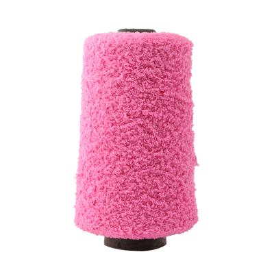 China Anti-bacteria Wholesale Price Anti-Static High Tenacity Feather Yarn Pink Anti-Pilling for sale