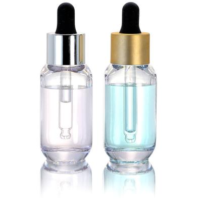 China BEAUTY PACKAGING transparent thick wall/plastic essence bottle dropper bottle bottom bottle PETG/PET bottle for sale