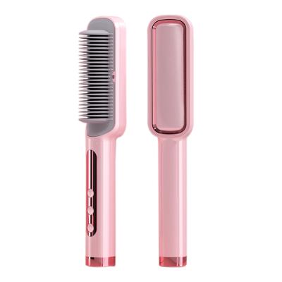 China 2020 Negative Ion Brush Hair Straightener Electric Dryer Comb New Come Home for sale