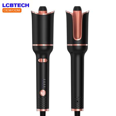 China Professional Portable Automatic Dry and Wet Hair Curler Ceramic Ionic Barrel Smart Automatic Hair Curlers Spirals Curling Magic Wand for sale