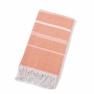 China 2021 sustainable hot-selling new hot-selling custom made beach towel tassel summer pure cotton quick-drying for sale