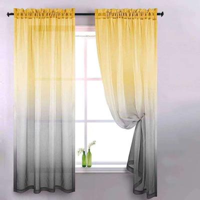 China Low Price Ethnic Sale Blackout Fireproof Flat Window Bedroom Rainbow Curtain for sale