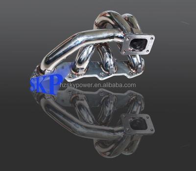 China 201 Lower Mount Turbo Manifold Header For Ni* 89-98 KA KA24DE 90 240SX S13 S14 for sale