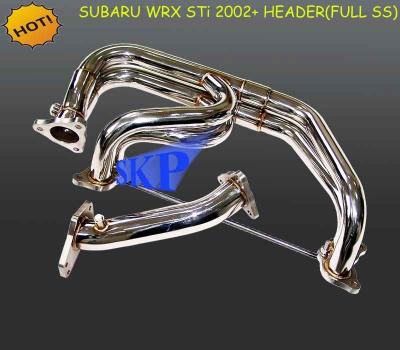 China Subaru WRX STI 2002+ Exhaust Header for SUBARU WRX STI 2002+ (304SS) with Stainless Steel Flange for sale