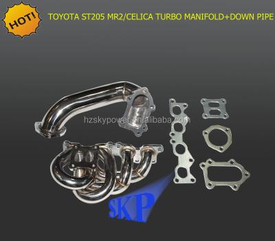 China 201 tubing and down pipe for rev. To*yota Celica GT4 ST205 MR2 Turbo 3 3S-GTE for sale