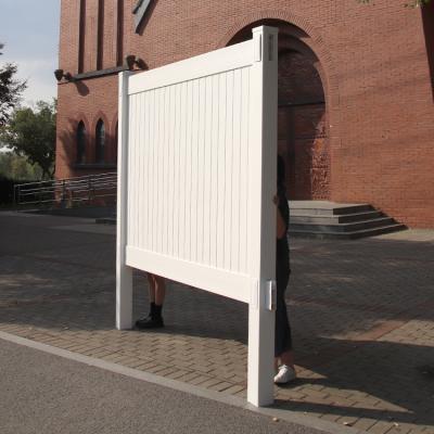 China Easily Assembled Factory Outlet High Quality Easy To Assemble White Plastic Vinyl PVC Multi-functiona Privacy Fence for sale