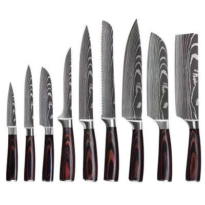 China Viable Factory Direct Supply DT-LDM171 Damascus Knife Professional Custom Kitchen Chef Knives for sale