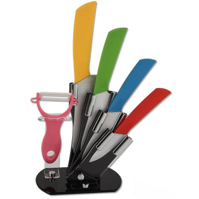 China 6 Pcs Sustainable Professional Service Kitchen Made Amazon Hot Sale China Manufacturer Ceramic Knife Set for sale