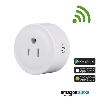 China UK Standard Home Electric Wireless WiFi App Tuya Mini Socket 16A 220v Smart WiFi Remote Control Socket for sale