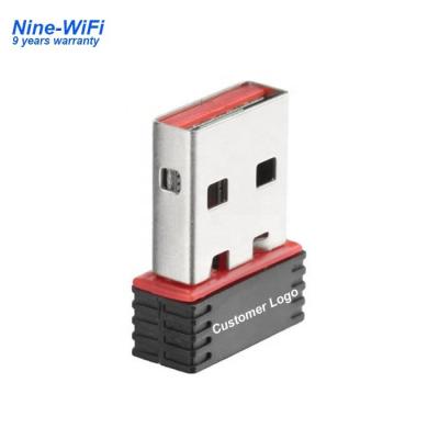 China Laptop factory price wifi adapter usb 2.4G 150mbps mt7601 wireless adapter for sale