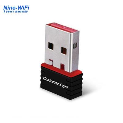 China LAPTOP 2.4G WIFI Adapter 2.4G 150Mbps MT7601 Chipset USB 2.0/1.1 Wireless Adapter Protective Case for sale