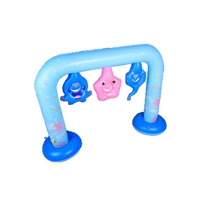 China New Design Water Parks Inflatable Sprinklers Water Game Inflatable Arch Splash Water Gun Shooting Game Toy for sale