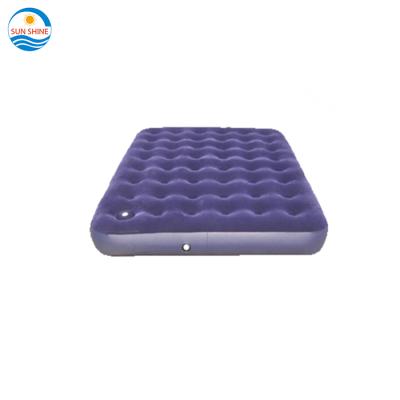 China Foldable Raised Double Plus Size Soft Mattress Folding Air Bed for sale