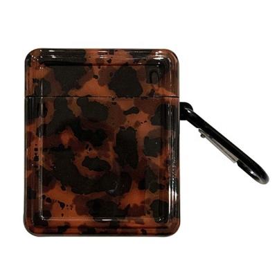 China For AIRPODS 1/2 and pro Luxury Amber Ins Brown IMD Earphone Key Chain Case for airpods 1/2 and pro for sale