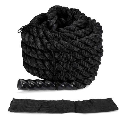 China Universal 38mm*9m Customize Rope Gym Battle Home Heavy Wrestling Rope With Cover for sale