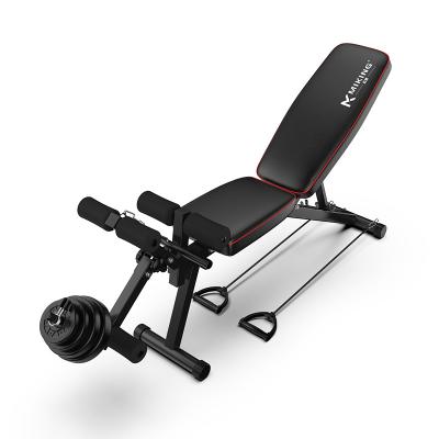 China Universal Gym Fitness Muscle Press Machine Dumbbell Bench Panel Sit-UPS Foldable Bench for sale