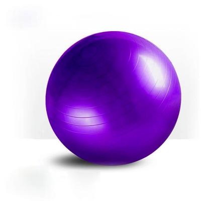 China Customized Round PVC Anti-Shatter Yoga Ball 55cm Gym Exercise Ball for sale