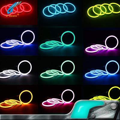 China RGB halo rings cotton angel eye for BMW for Honda for Chevrolet led headlight 70mm--160mm for sale