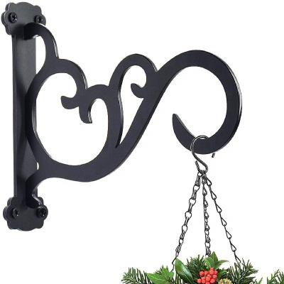 China Sustainable Plants Balcony Basket Outdoor Plantser Hangers Wall Hanging Frames For Hanging Wind Rings Outdoor for sale