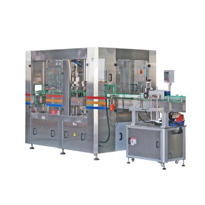 China Zhangjiagang Mini Capacity Can Filling Machine /Small Food Beer Can Filling Machine Line for Soft Drink for sale