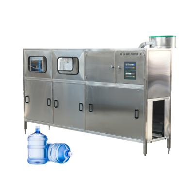 China Small Scale 100 B.P.H Food 5 Gallon Filling Line 5 Gallon Water Bottle Filling Machine for sale