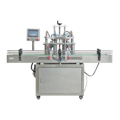 China Fully Automatic Six Head Liquid Beverage Filling Machines , Linear Filling Machine For Water for sale