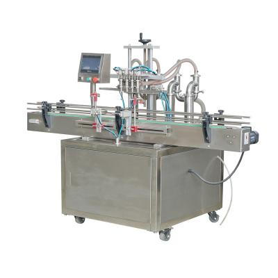 China SS304 Beverage Linear Automatic Pneumatic Piston Liquid Filler / Big Bottle Filling Machine for sale