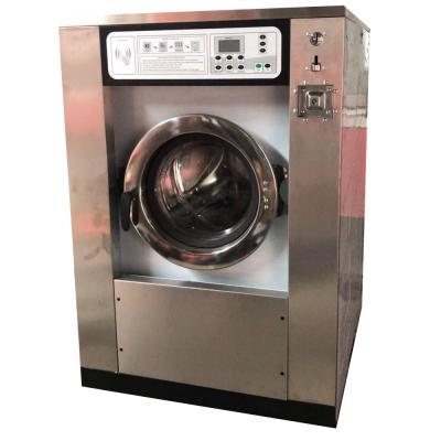 China hotel laundry factory coin opertion10kg industrial washing machine 10kg seal puller 15 kg seal puller for sale