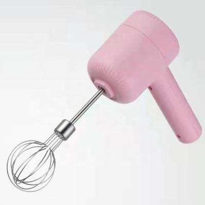 China 5-Speed ​​Hand Mixer Mini Wireless Whisk Kitchen Blender Electric Wireless Portable Egg Beater 1300mAh Multifunctional Rechargeable Battery for sale