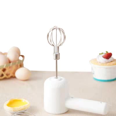 China Multifunctional Kitchen Automatic Handheld Egg Mixer Butter Cordless Beater With Powder Cleaver for sale