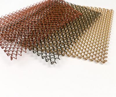 China Plain Weave 2021 Innovative Products Decorative Metal Mesh For Curtain for sale