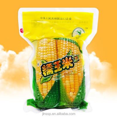 China Double Packed Non GMO Fresh Viscous Yellow Corn for sale