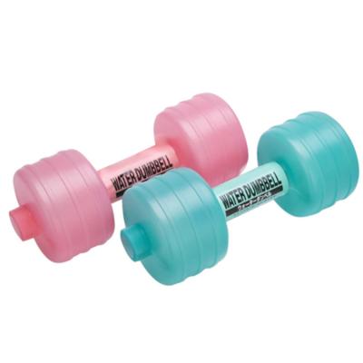 China Hot Selling Adjustable PP Water Injection Dumbbell Household Fitness Water Filled Dumbbells for sale