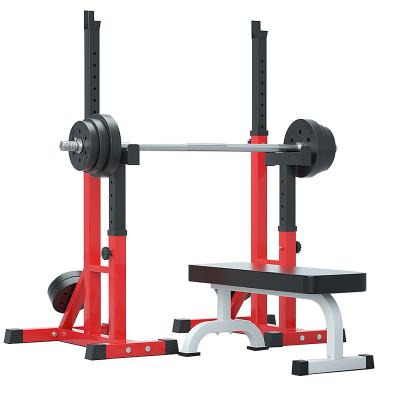 China Modern High Quality Indoor Barbell Power Equipment Fitness Gym Squat Rack Training With Dumbbell Bench for sale