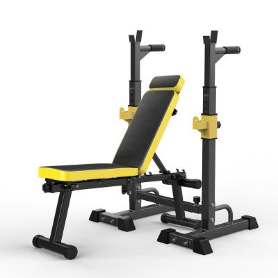 China Indoor Multi Function Fitness Home Indoor Dumbbell Training Bench Folding Flat Weight Bench for sale