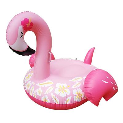 China Hot Seling Women Customized PVC Inflatable Flamingo Floating Mat Float Swimming Inflatable Float for sale