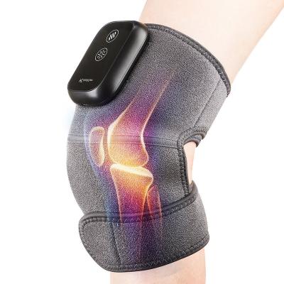 China Adult Hot Vibration Massager Thermal Insulation Physiotherapy Style Electric Heating Knee Pad For Arthritis for sale